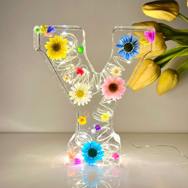 🌸Blossom Resin Lamp