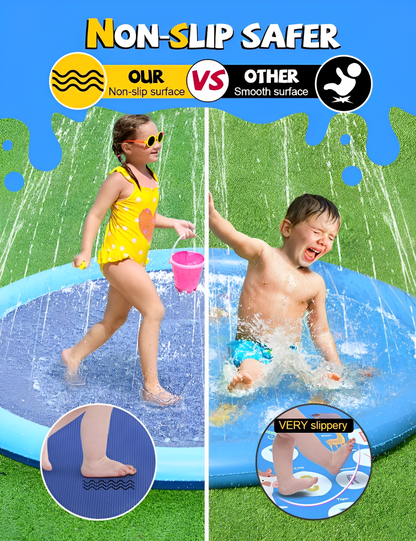 CoolSplash™ Non-Slip Water Mat for Pets & Kids