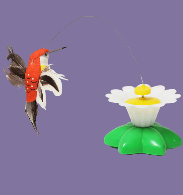 DUVETOY™ Electric Hummingbird Cat Toy.