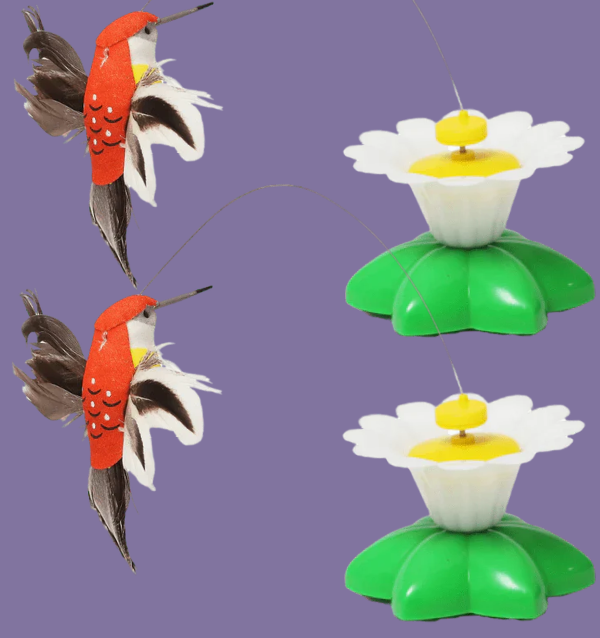 DUVETOY™ Electric Hummingbird Cat Toy.