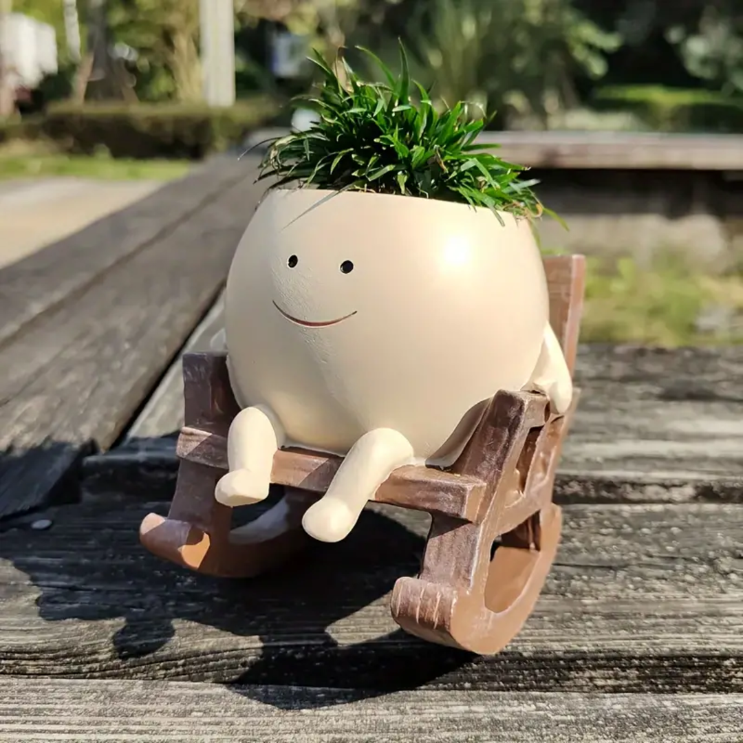 Potelegant™ Smily Face Planter Pot