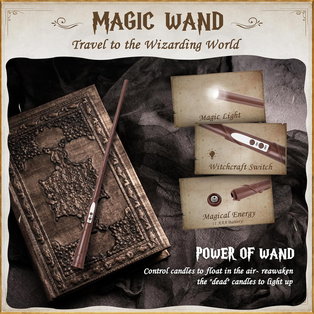 Magicwand™_ Realistic Floating Candle Lights With Light Control Wand