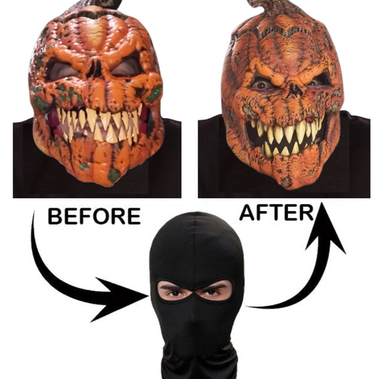 Black Protective Face Mask Halloween.