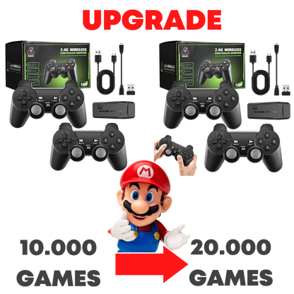 Upgrade From 10.000 Games to 20.000 Games -Retro Console 80s And 90s