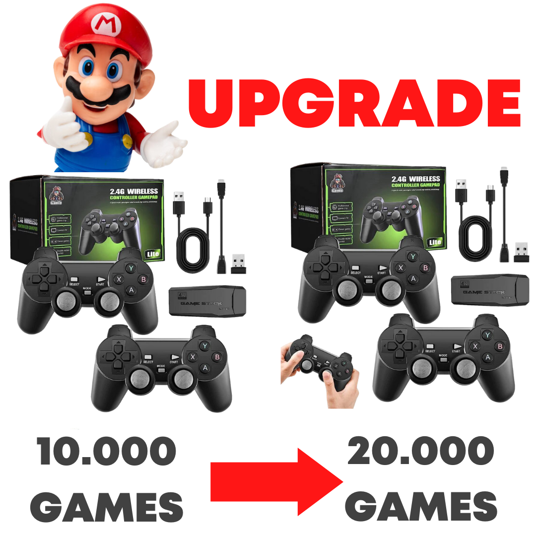 Upgrade From 10.000 Games to 20.000 Games - Retro Console 80s And 90s
