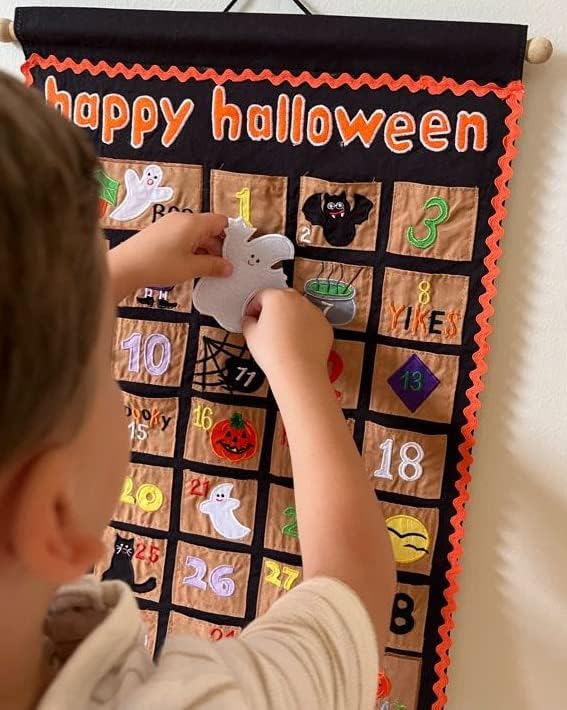 Personalized Handmade Halloween Countdown Advent Calendar