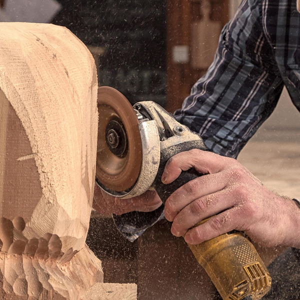 3.9" Golden Wood Shaping Grinder Disk - Hardened Steel Woodworking Carving Tool