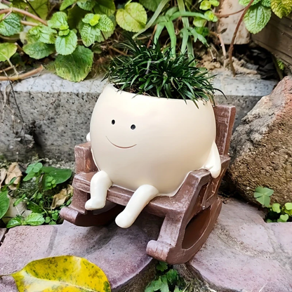 Potelegant™ Smily Face Planter Pot