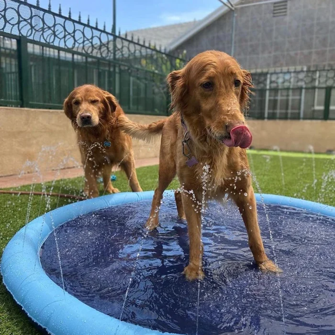 Duvefun® Non-Slip Splash Pad for Kids and Dog