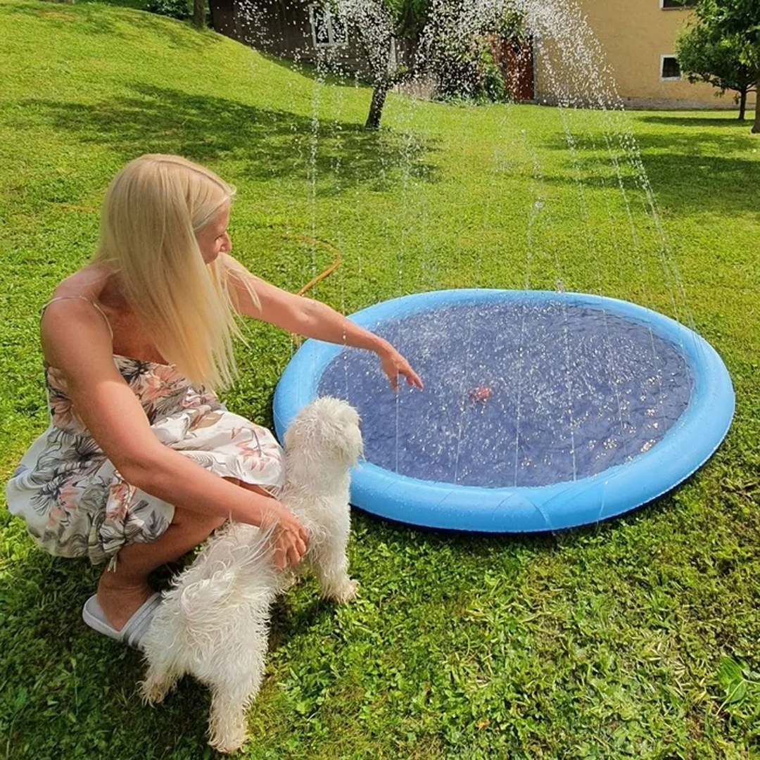 Duvefun® Non-Slip Splash Pad for Kids and Dog