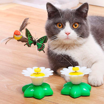 DUVETOY™ Electric Hummingbird Cat Toy.