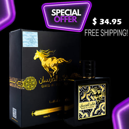 🎉[Special Offer] Get 1 Extra Genuine Dubai Lattafa Qaed Al Fursan at 75% Off)🎉