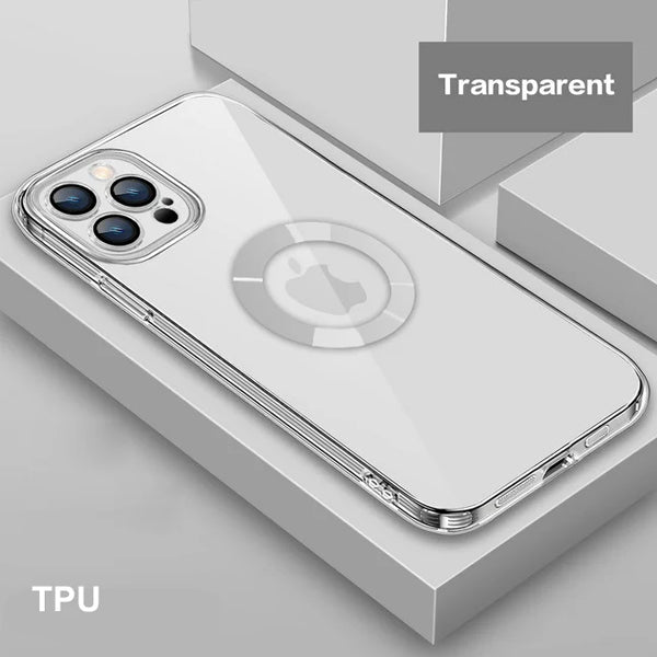 Transparent Electroplated iPhone Case With Camera Protector