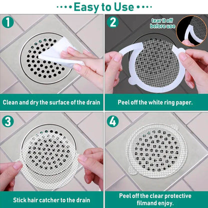 Topper™ Pack Disposable Shower Drain Hair Catcher