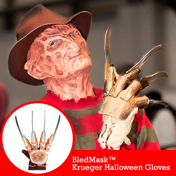 BledMask™ Krueger Halloween Gloves
