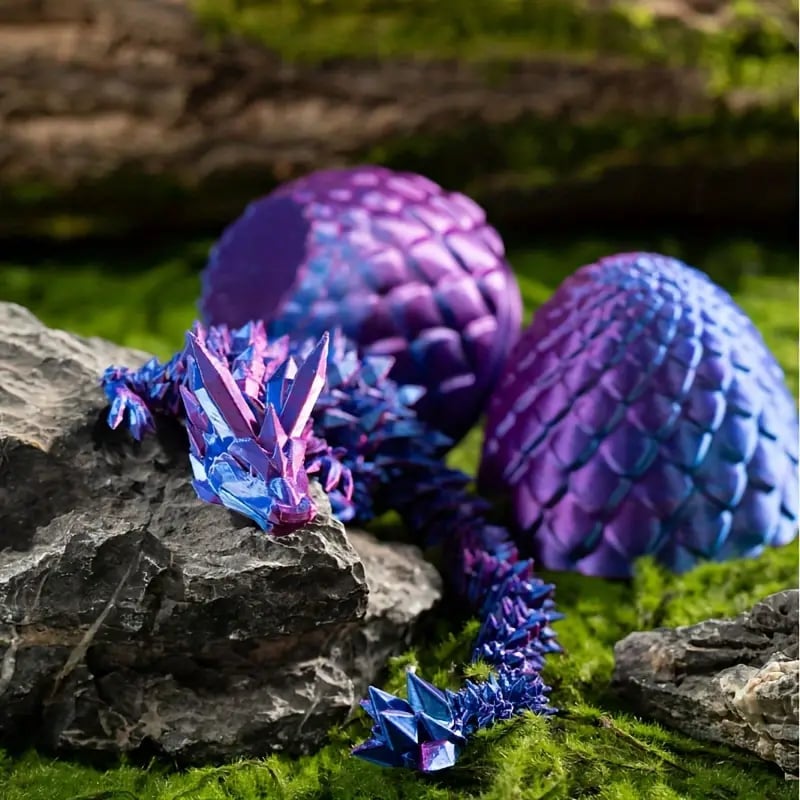 🐉Articulated 3D Crystal Dragon