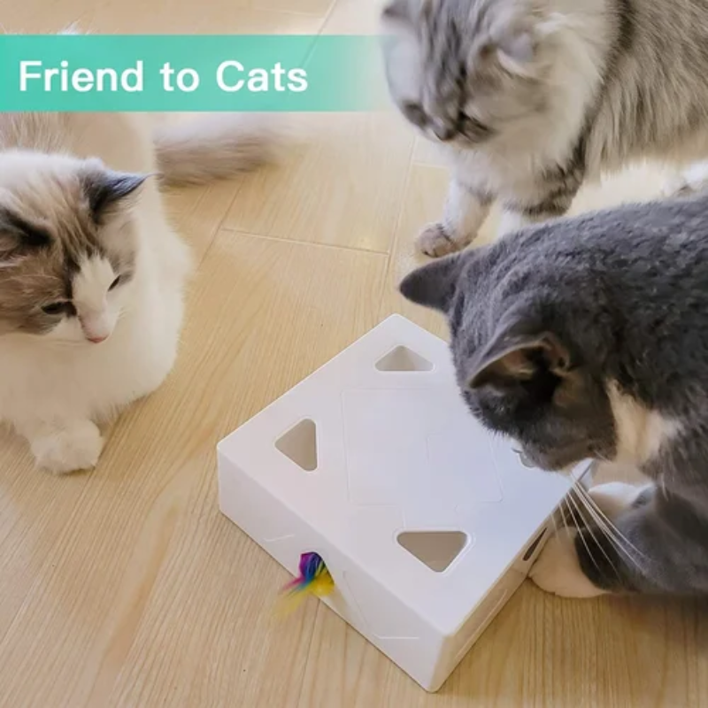 Ultra Fun Smart Teaser Toy for Indoor Cats