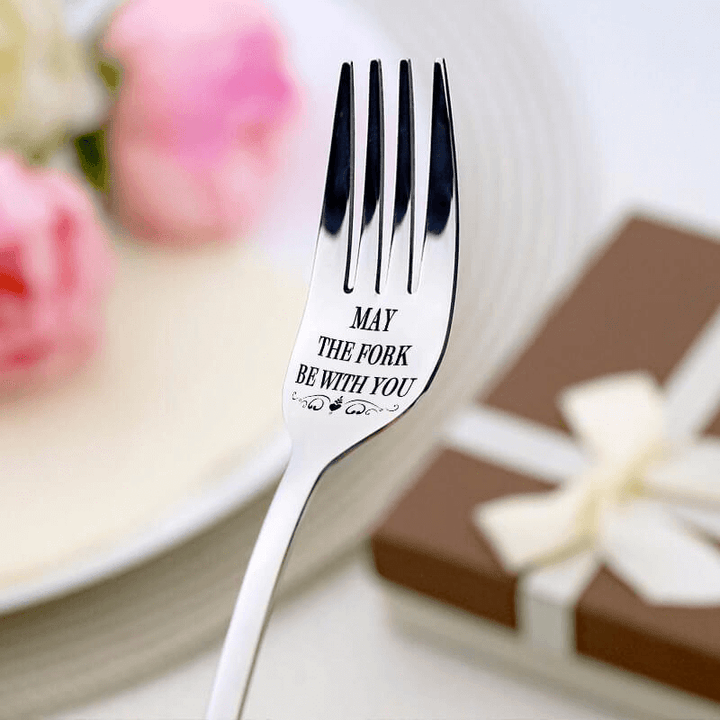 (🌹Early Valentine's Day Sale-50% OFF🌹) 💝 Engraved Fork (With Gift Box) 💝