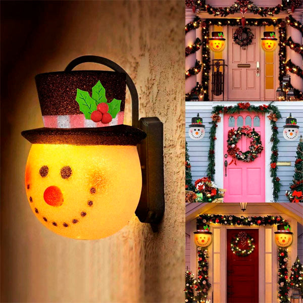 Santa™ Snowman Porch Light Covers