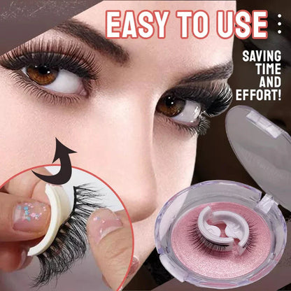 Reusable self-adhesive false eyelashes (2-Pairs )