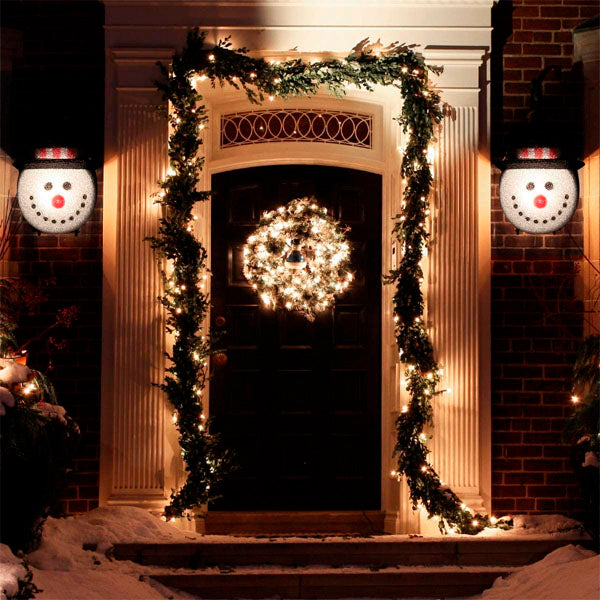 Santa™ Snowman Porch Light Covers