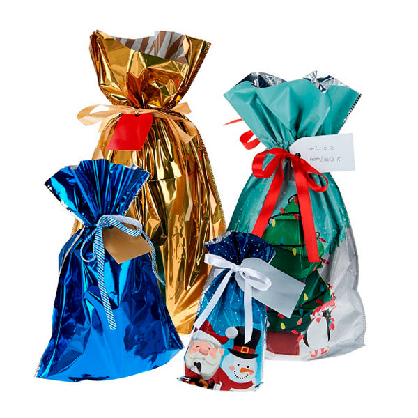 BagFast™ Drawstring Christmas Gift Bags