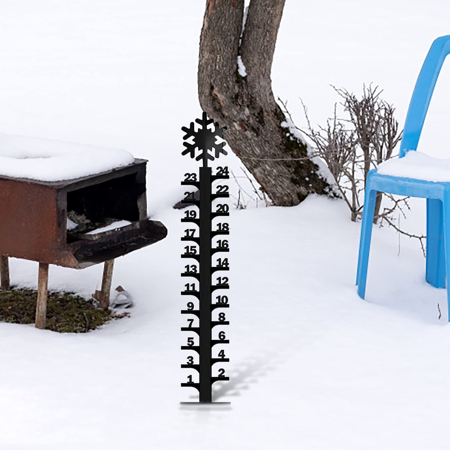 🎅(Early Christmas Sale: 49% Off) Iron Art Snow Gauge