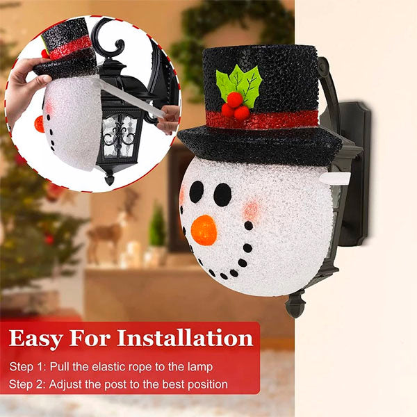 Santa™ Snowman Porch Light Covers