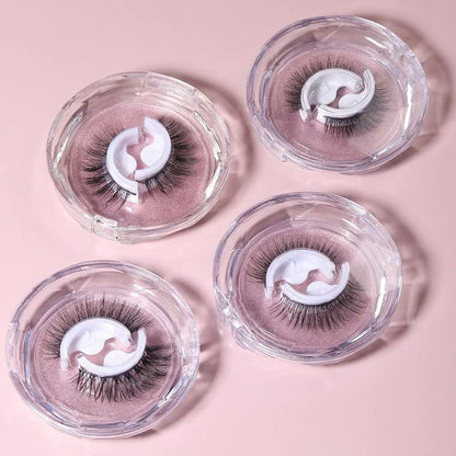 Reusable self-adhesive false eyelashes (2-Pairs )