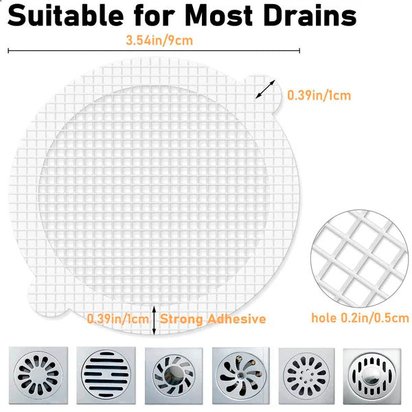 Topper™ Pack Disposable Shower Drain Hair Catcher