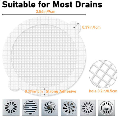 Topper™ Pack Disposable Shower Drain Hair Catcher