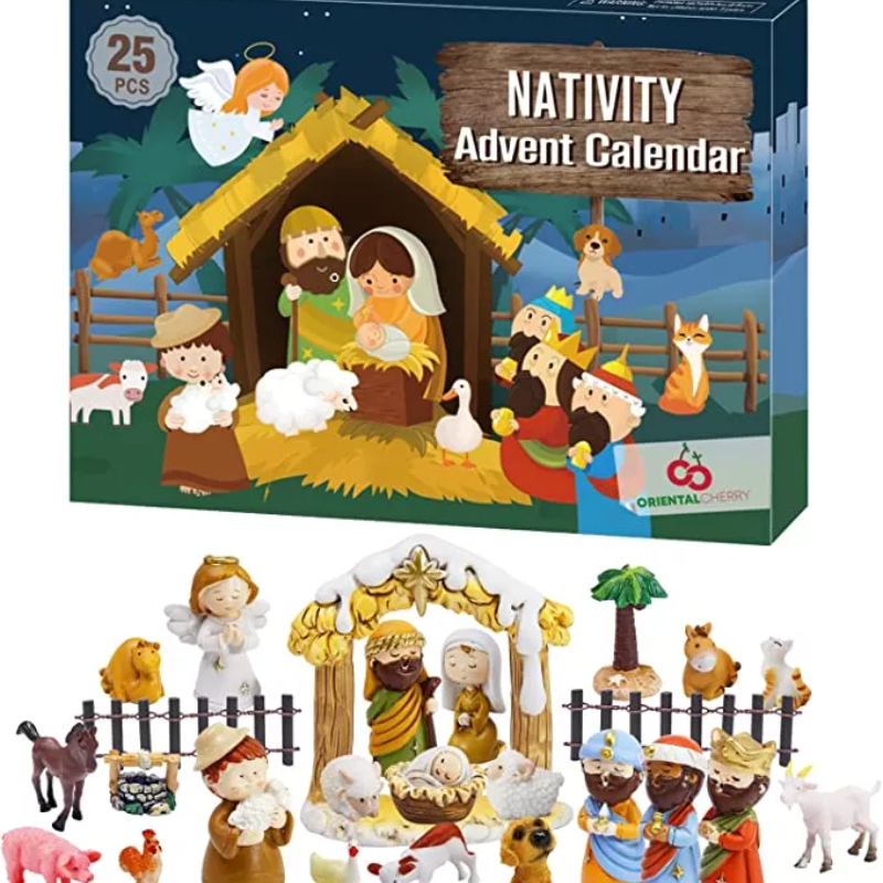 Nativity Advent Calendar - 24 Days of Christmas Nativity Scene Set