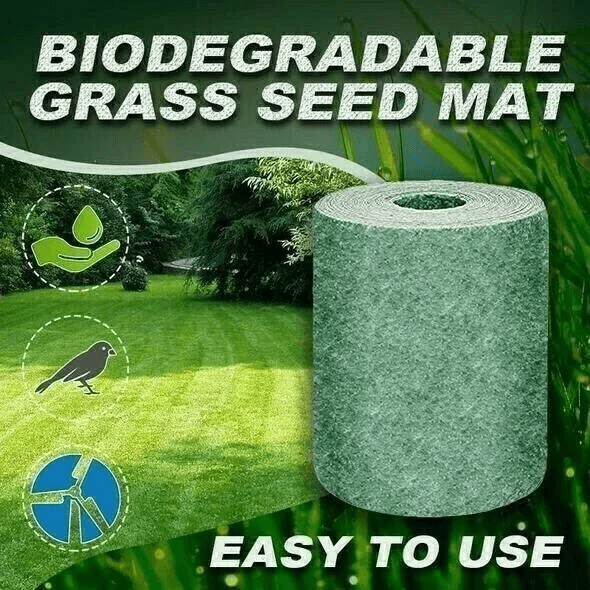 🔥HOT SALE - Biodegradable Grass Seed Mat