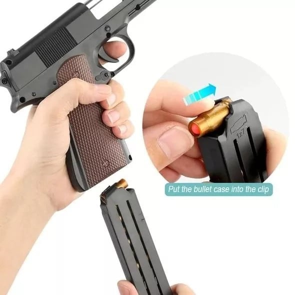 GLOCK & M1911 SHELL EJECTION SOFT BULLET TOY GUN