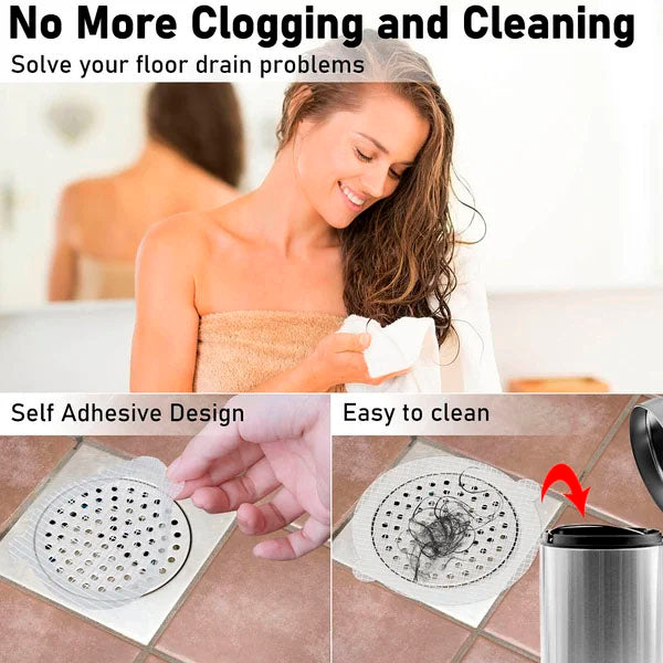 Topper™ Pack Disposable Shower Drain Hair Catcher