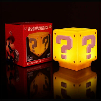 Mini Question Block Light With Sound - Officially licensed light with sound effect