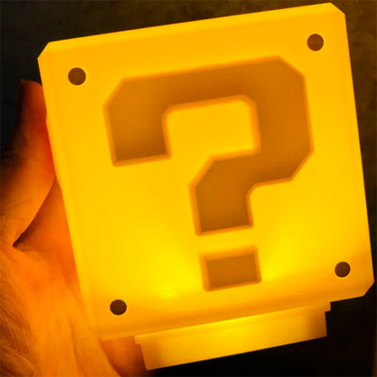 Mini Question Block Light With Sound - Officially licensed light with sound effect