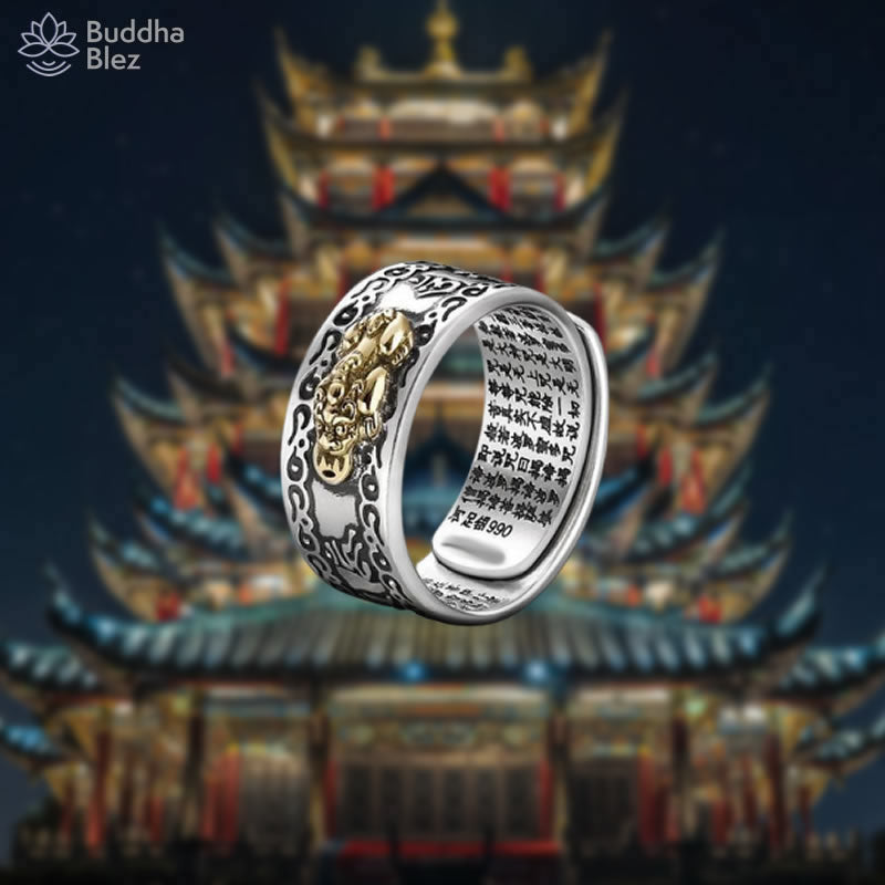 Buddhablez™ Feng Shui Pixiu Lucky Ring