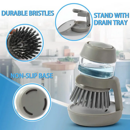 QuickClean™ Brush with Dispenser