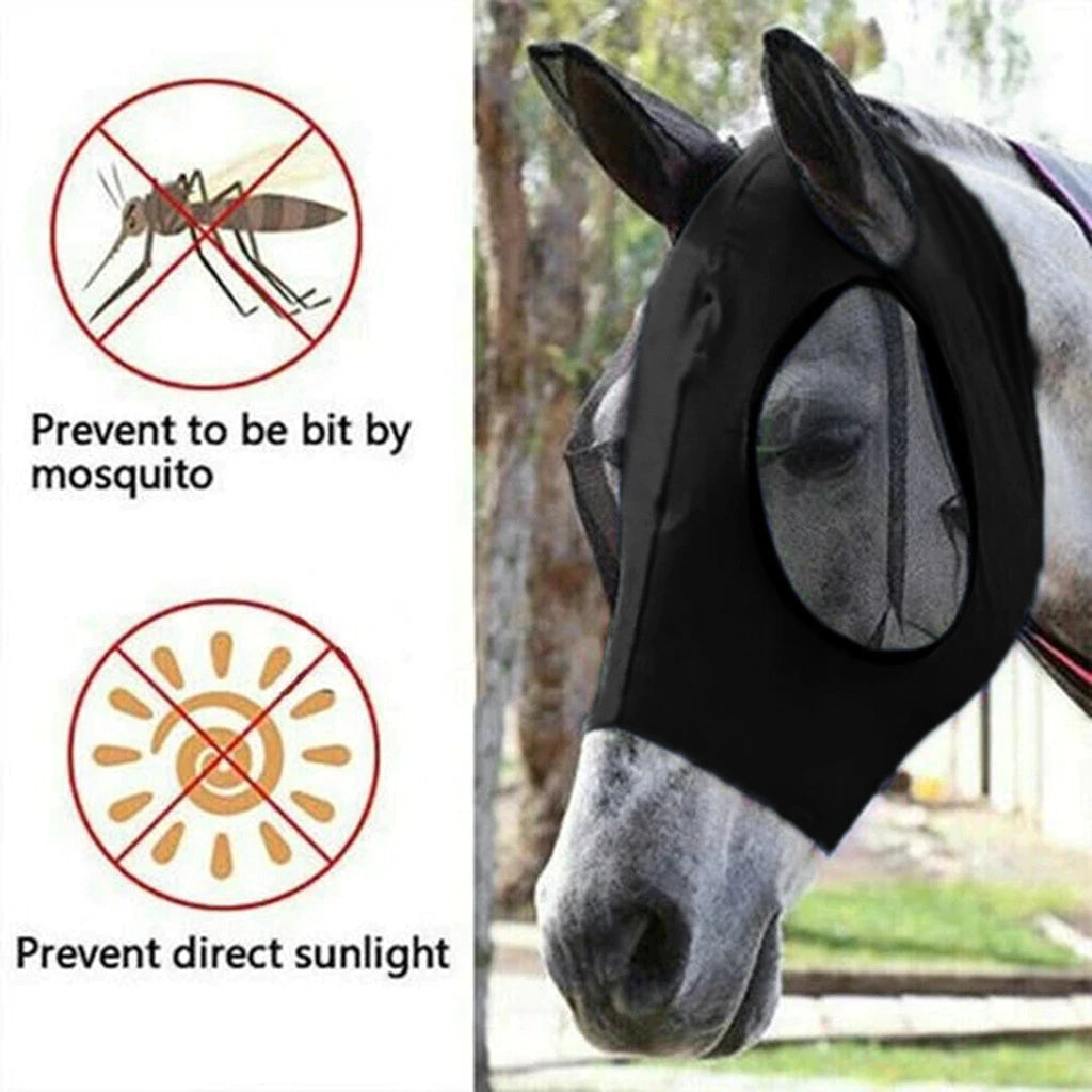Equine Anti-Fly Mesh Mask for horses