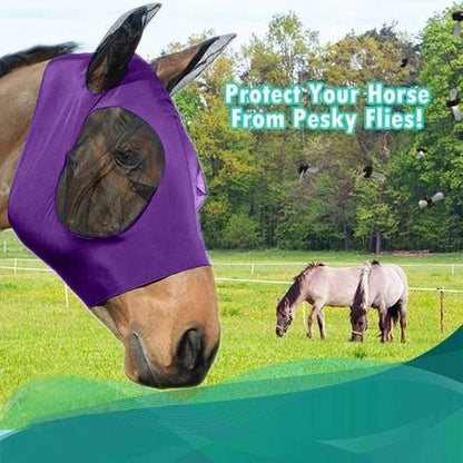 Equine Anti-Fly Mesh Mask for horses