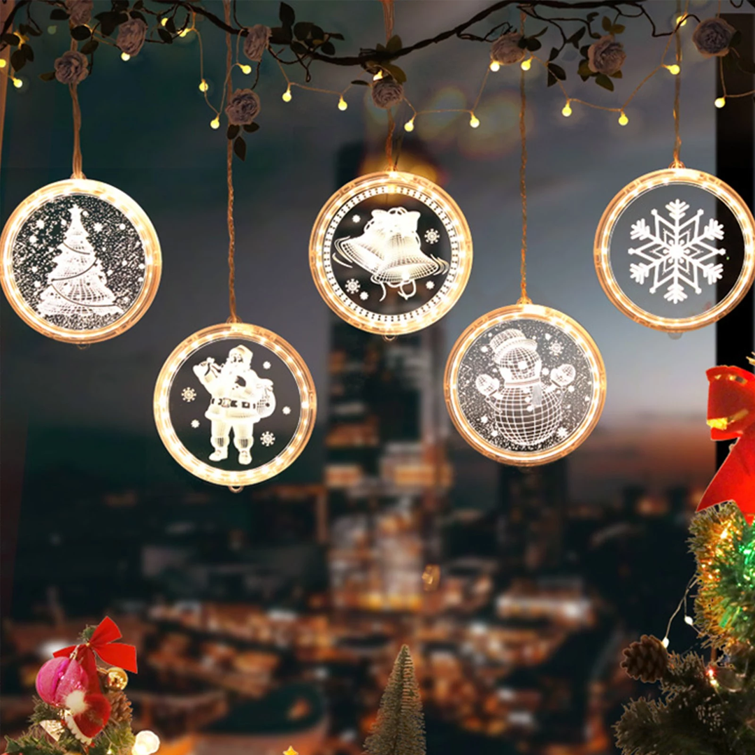 🎅Early Christmas Sale: 50% off -Christmas Led Hanging Lights💥 - 3DThree-Dimensional