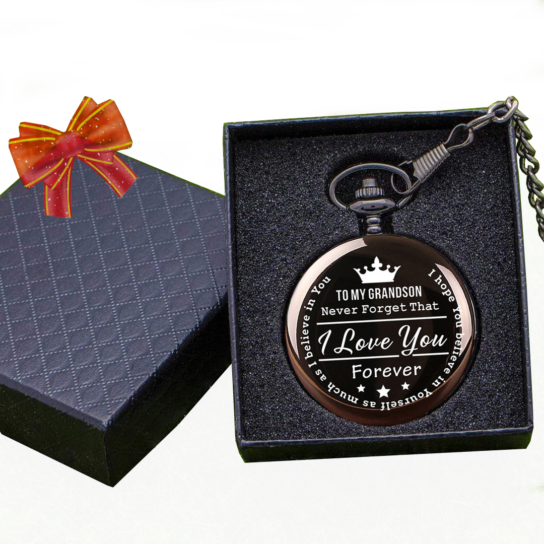 Grandson Engraved Pocket Watch (🎉SPECIAL OFFER 50% OFF)🎉