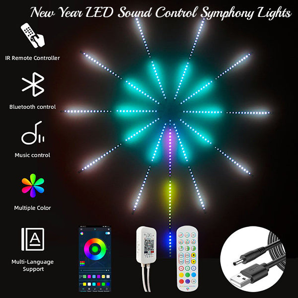 Custom Show LED Sound Control Symphony Lights