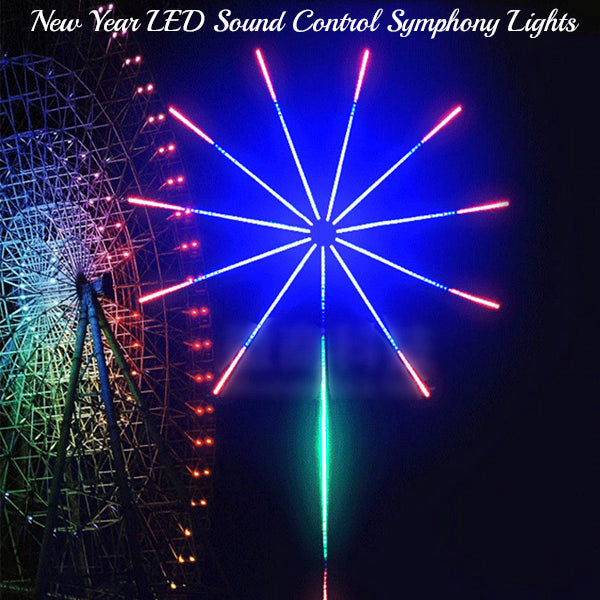 New Year LED Sound Control Symphony Lights