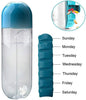 Load image into Gallery viewer, Water Bottle With Weekly Pillbox
