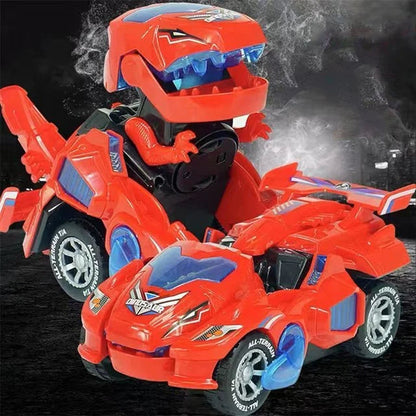 🎄CHRISTMAS PRE SALE:49% OFF🎄 LED DINOSAUR TRANSFORMATION CAR TOY