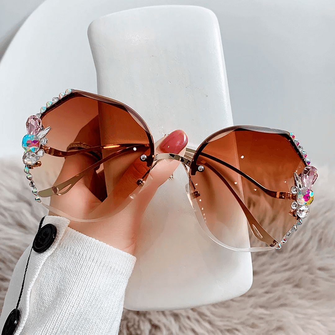Dash® Rimless Diamond Sunglasses