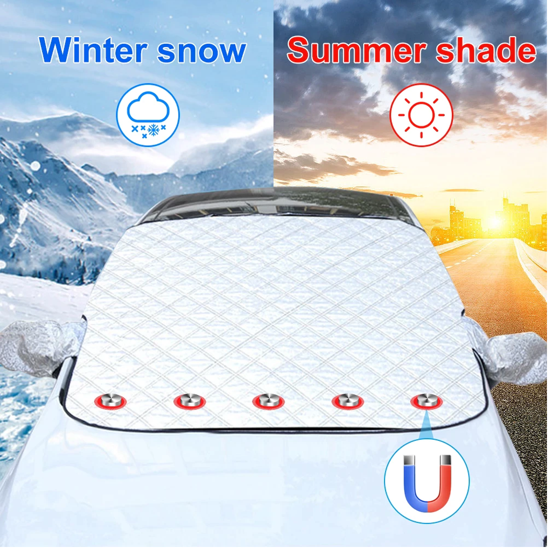 🎄Hot sale early 🎅🏻Christmas 50% off ) Magnetic Car Windshield Cover