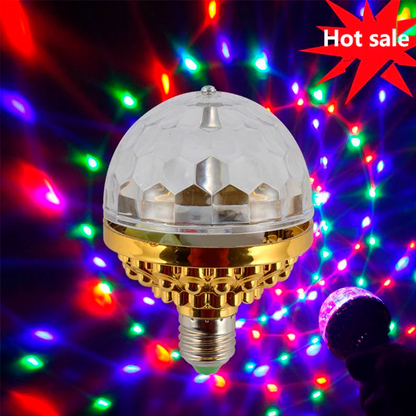 💥LED Disco Ball Colorful Rotating Light Bulb💡